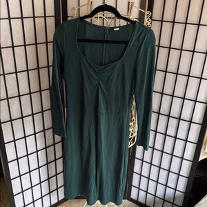 *Final Sale* Old Navy - Ruched Long Sleeve Dress - M